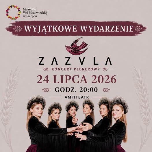 Zazula w sierpcu w skansenie