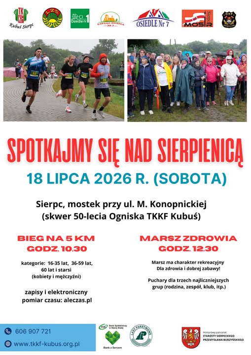 bieg nad sierpienicą