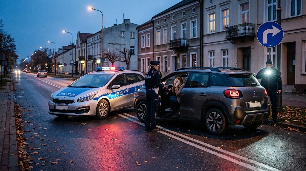 pijana kobieta powiat płocki