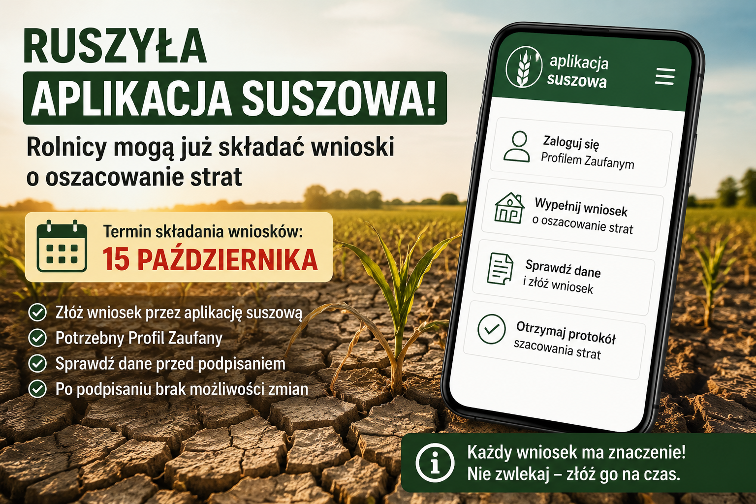 aplikacja suszowa wniosek