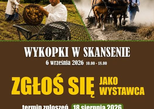Ziemniaki prosto z ogniska i kopanie motykami! Wykopki w Skansenie w Sierpcu już 6 września.