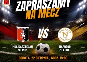 Wszyscy na stadion! Kasztelan Sierpc zagra o ligowe punkty!