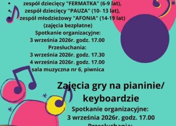 Rozwiń swoje pasje w CKiSz! Nabór na zajęcia artystyczne i muzyczne w Sierpcu 🎶✨