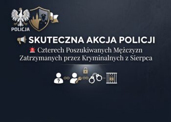 Ukrywał się od 2023 roku. Sierpecka policja zakończyła ucieczkę czterech poszukiwanych ⚖️