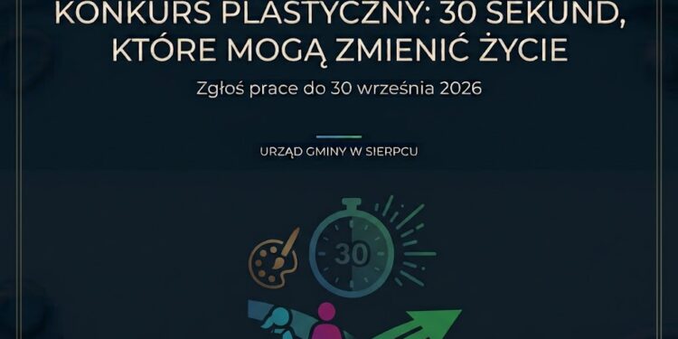 konkurs plastyczny, Gmina Sierpc, profilaktyka dzieci i młodzieży