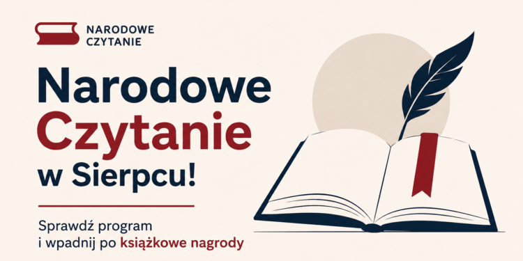 Narodowe Czytanie w Sierpcu! Sprawdź program i wpadnij po książkowe nagrody