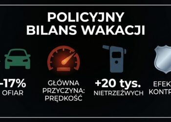 ⚠️Ponad 20 tysięcy nietrzeźwych wyeliminowanych z ruchu. Bilans wakacji na polskich