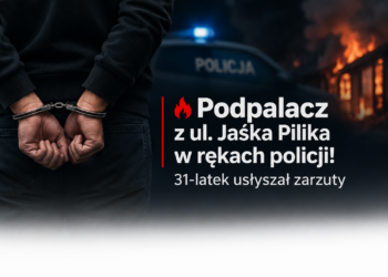 Podpalacz z ul. Jaśka Pilika w rękach policji! 31-latek usłyszał zarzuty